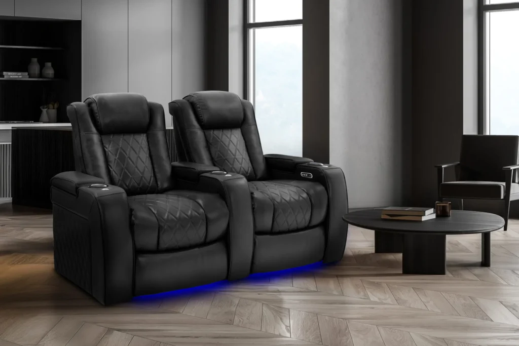 Reclinersofa Seater Home Theater Seating Collection (Every Home Theater Seating Row of two Variant)