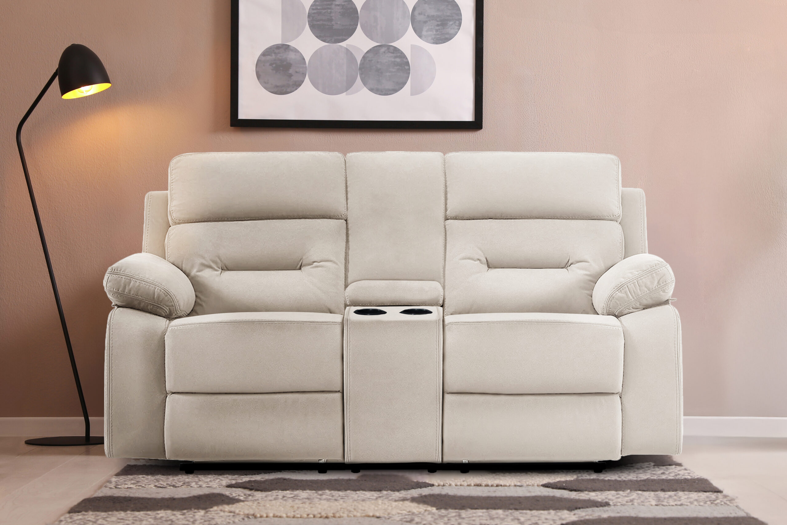 Love seat console lifestyle 1