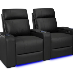 Valencia Piacenza Power Headrest Theater Seating - Row of 2