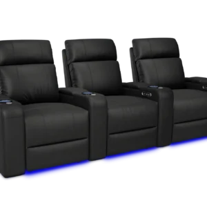 Piacenza Power Headrest Valencia Theater Seating - Row of 3