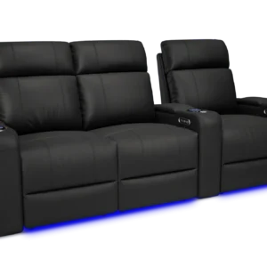 Piacenza Power Headrest Valencia Theater Seating - Row of 3 Loveseat Left
