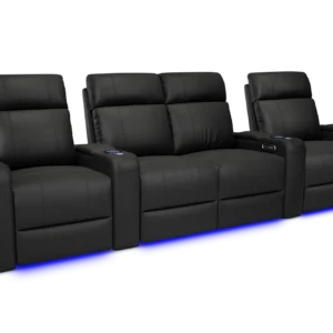 Piacenza Power Headrest Valencia Theater Seating - Row of 4 Loveseat Center