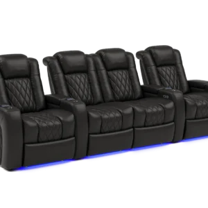 Tuscany Home Theater Seating - Row of 4 Loveseat Center