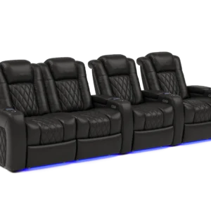 Tuscany Home Theater Seating - Row of 4 Loveseat Left