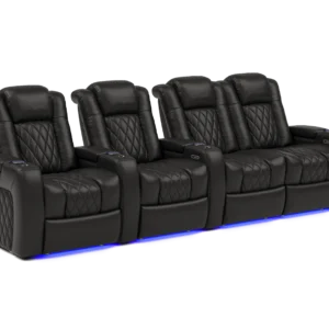 Tuscany Home Theater Seating - Row of 4 Loveseat Right