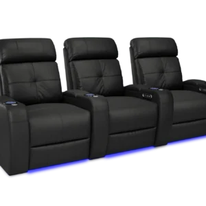Verona Power Headrest Home Theater Seating - Row of 3